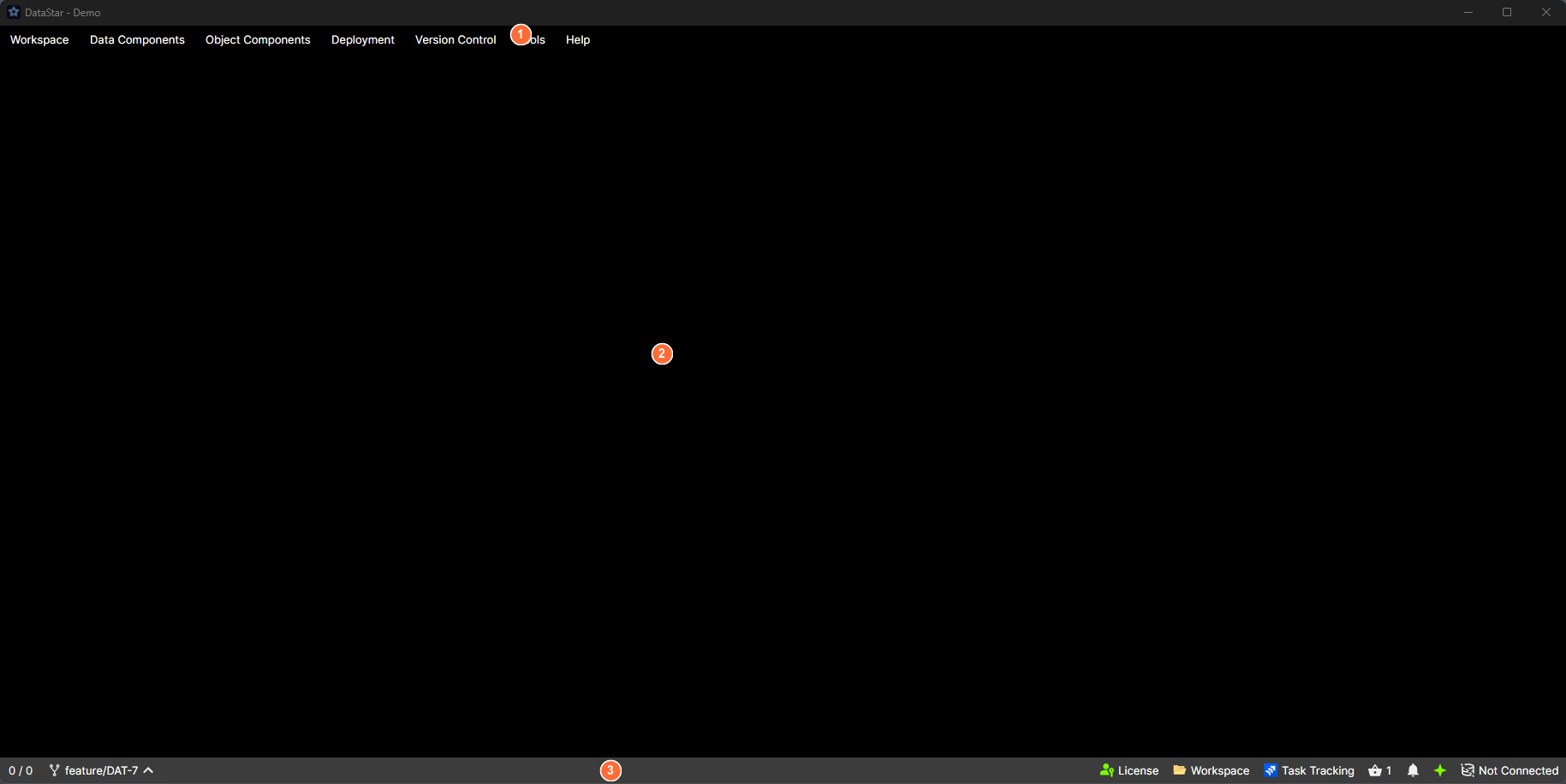 DataStar main window