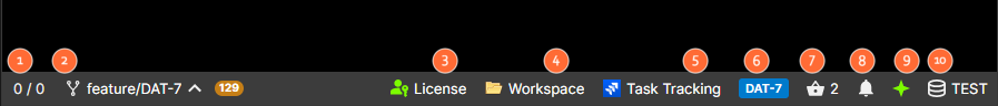Status bar indicators